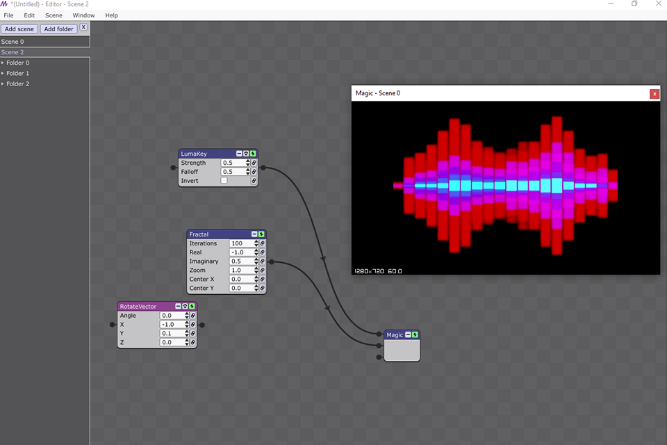 magic music visuals music visualizer interface