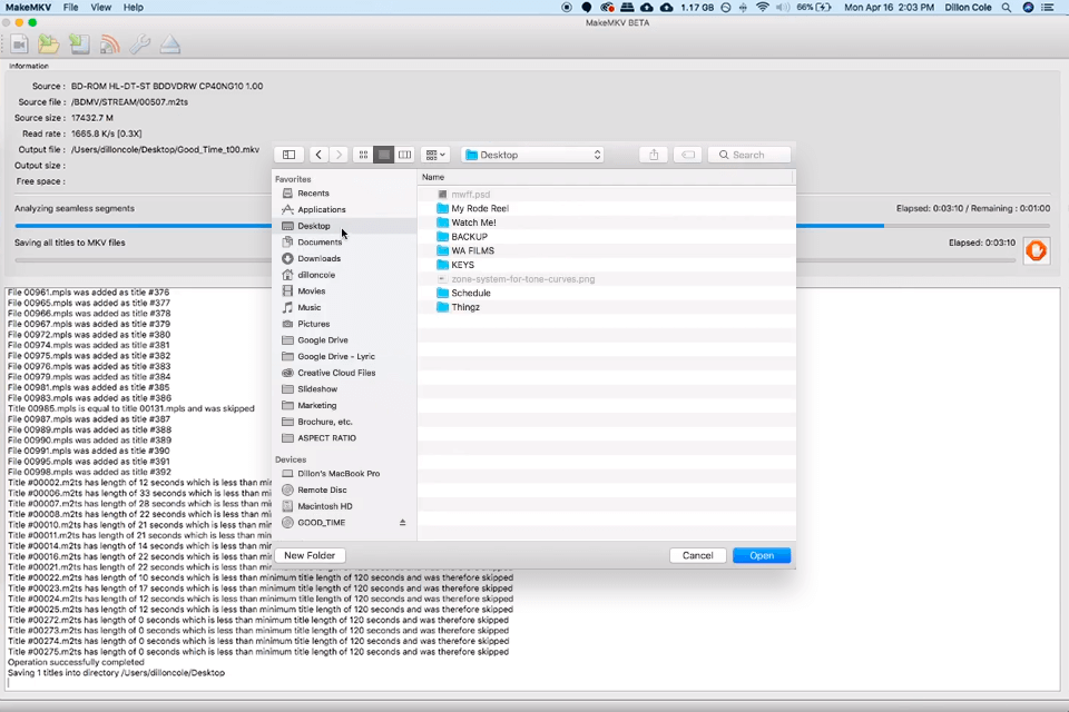makemkv dvd to digital converter interface