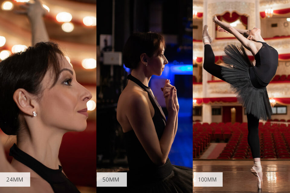 narrative photography with different lenses