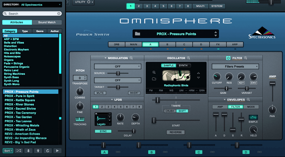omnisphere crack interface