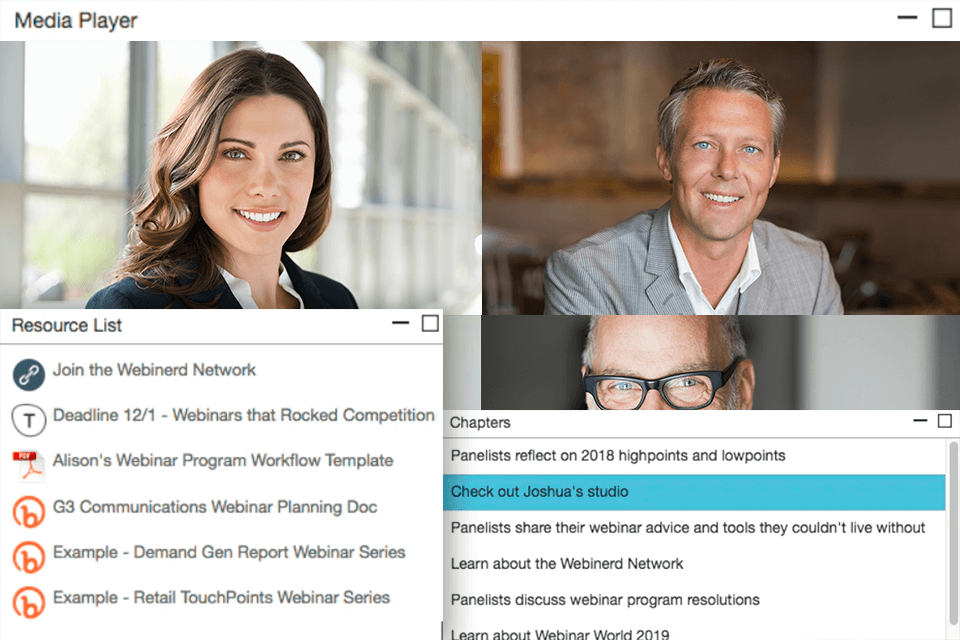 on24 free webinar software interface