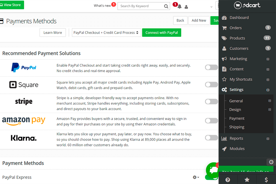 payments 3dcart review