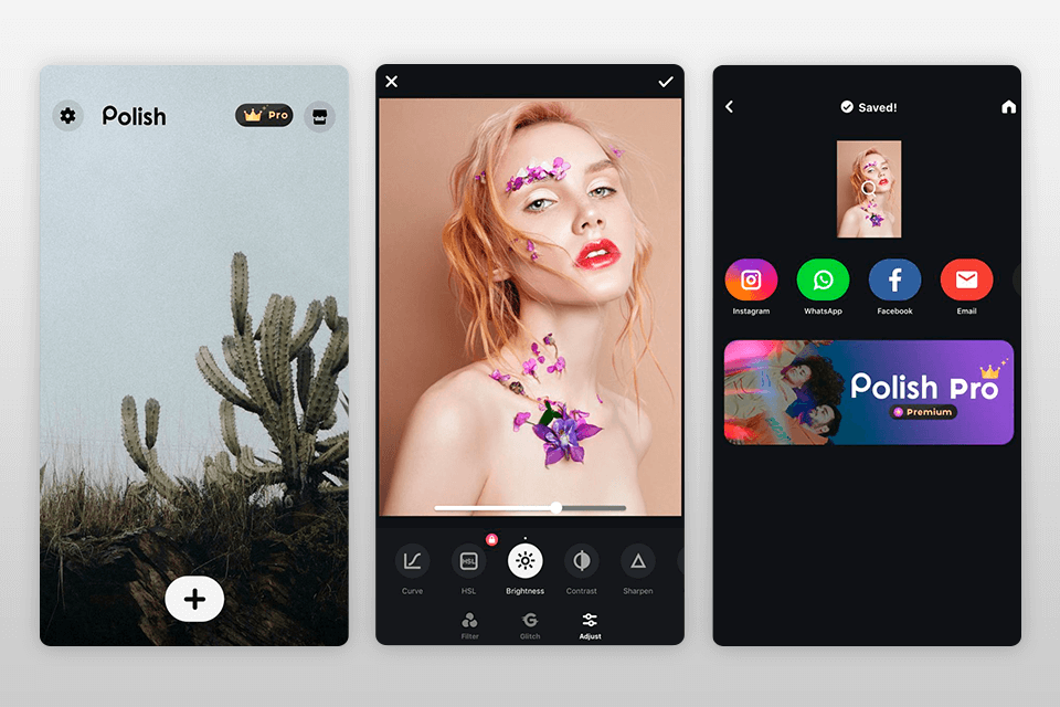 photo editor pro teeth whitening app interface