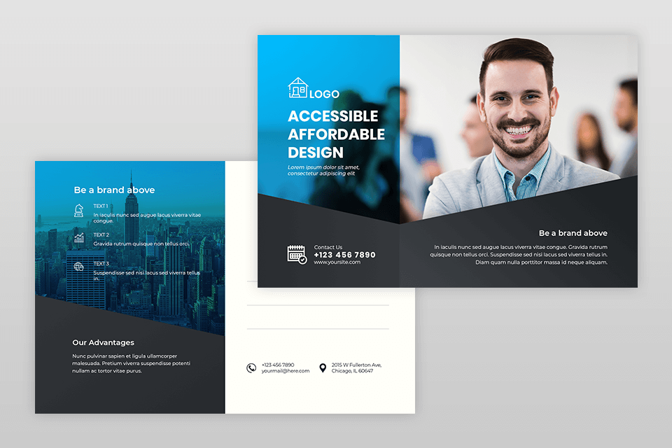 real estate postcard ideas introducing