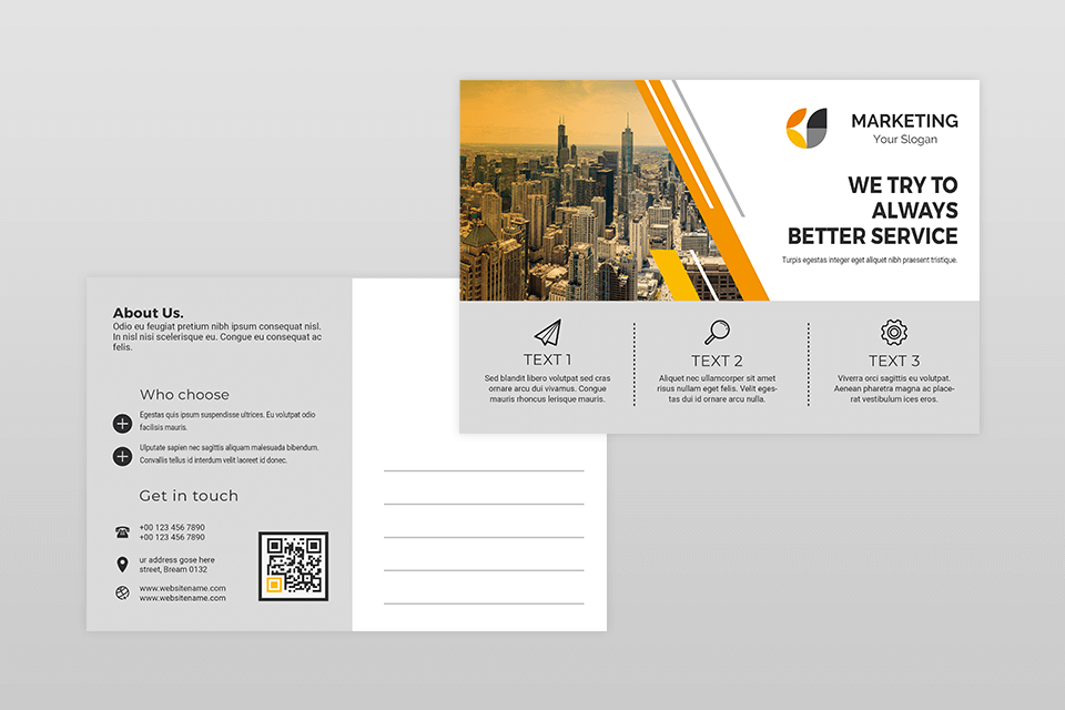 real estate postcard ideas mockup