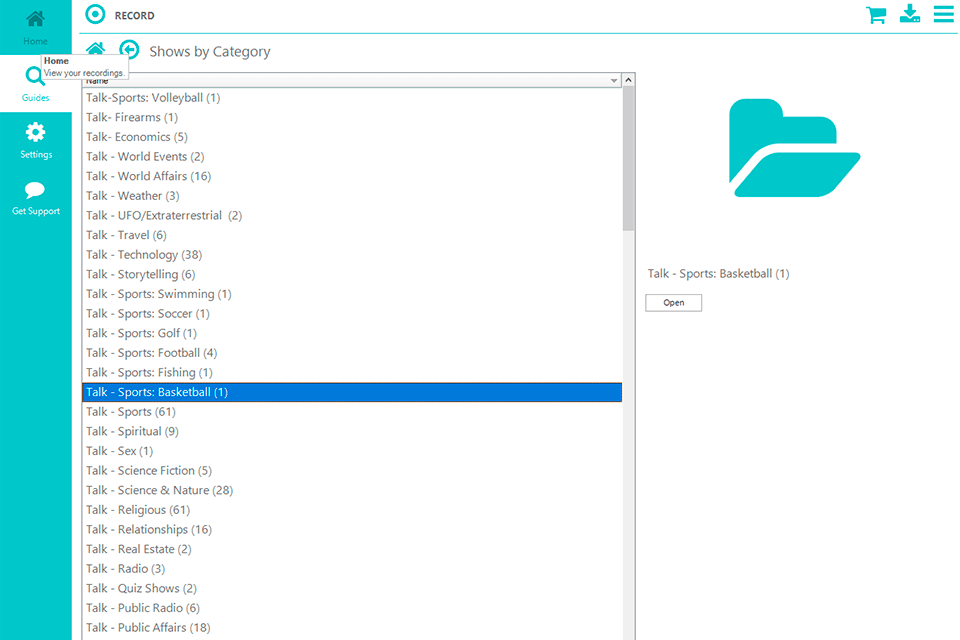 replay radio interface