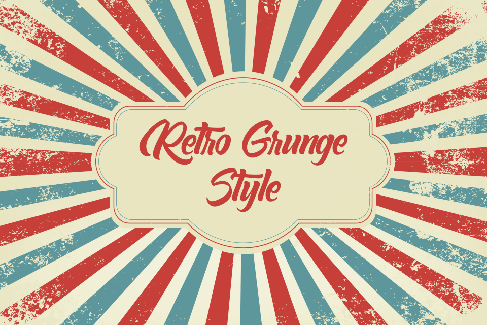 retro grunge style illustrator texture
