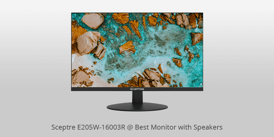 monitor with speakers