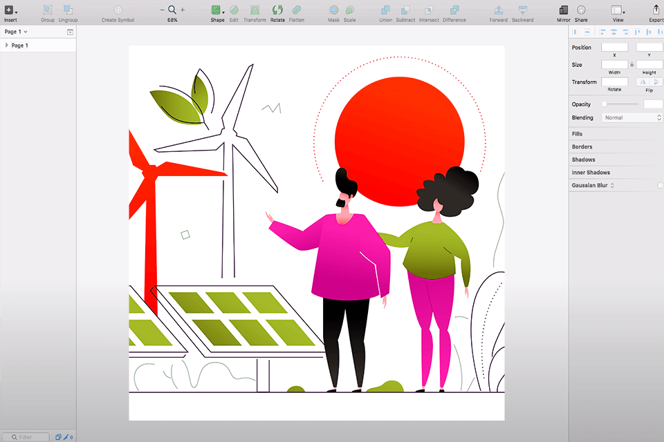 sketch coreldraw alternative interface