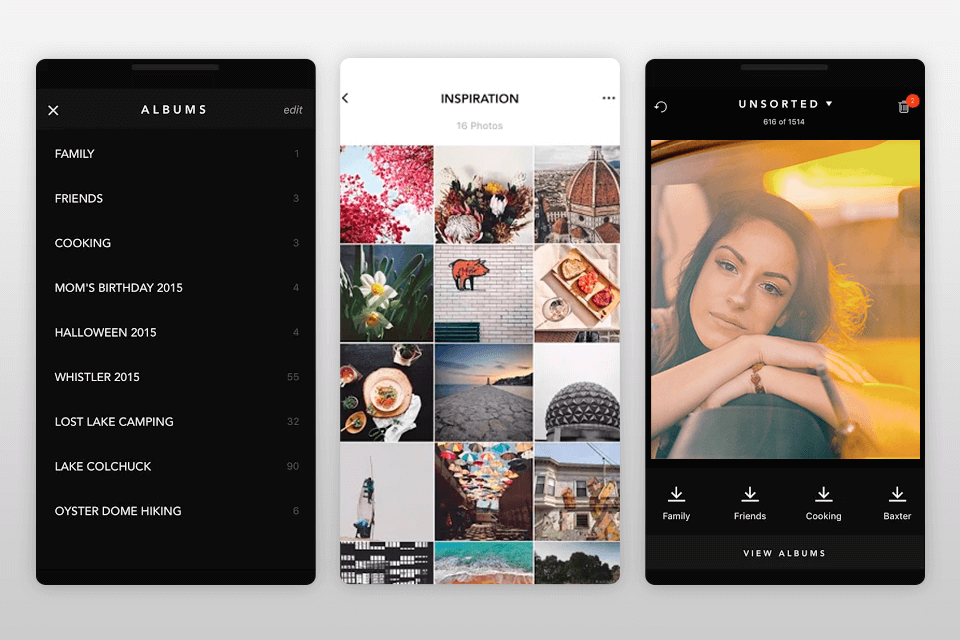 slidebox gallery for android interface