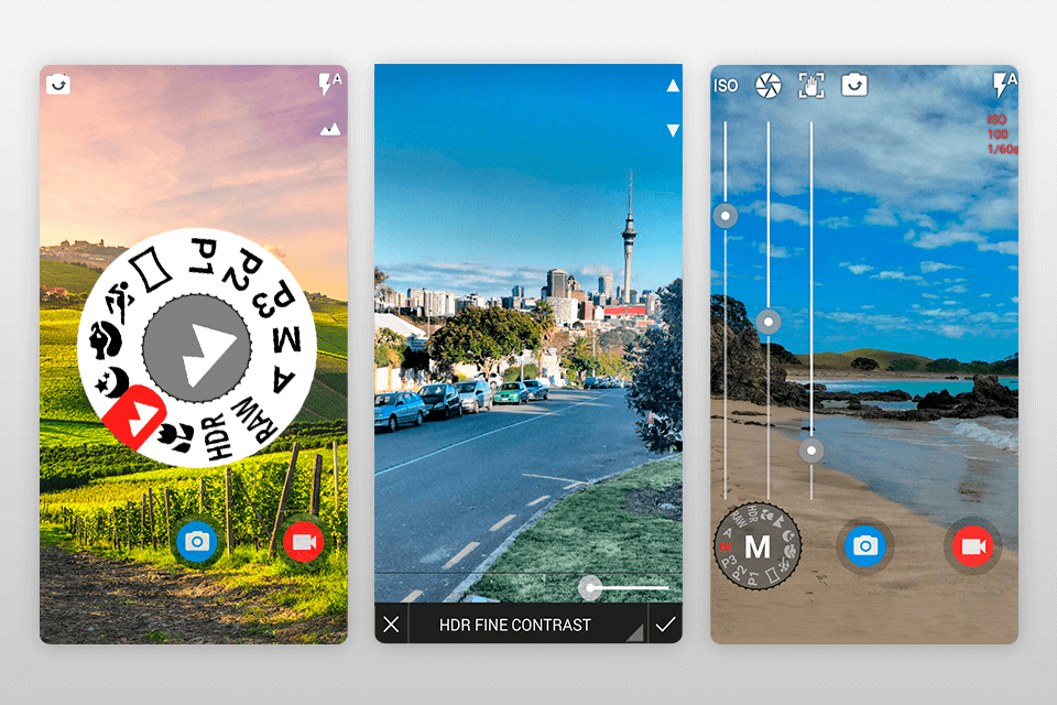 snap camera hdr android camera app interface