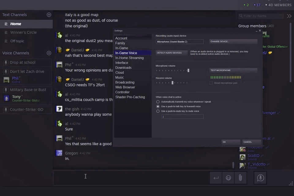 steamchat voice chat app