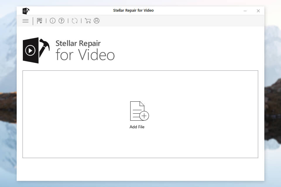 stellar video repair interface