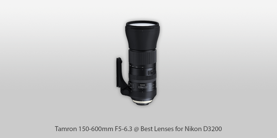 biggest lens for nikon d3200