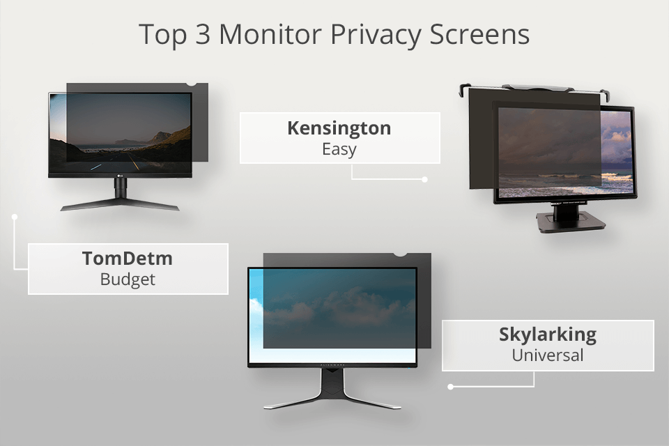 best monitor privacy screen