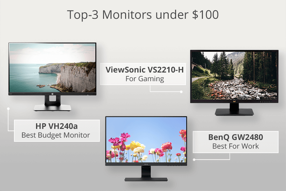 best monitors under 100
