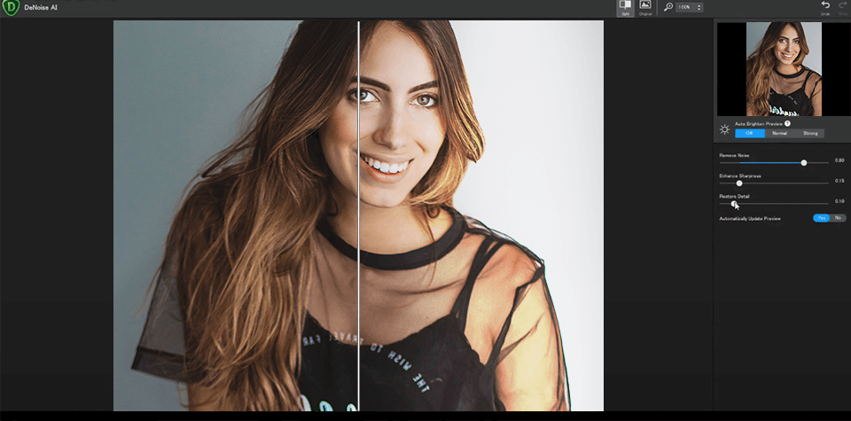 topaz denoise free interface