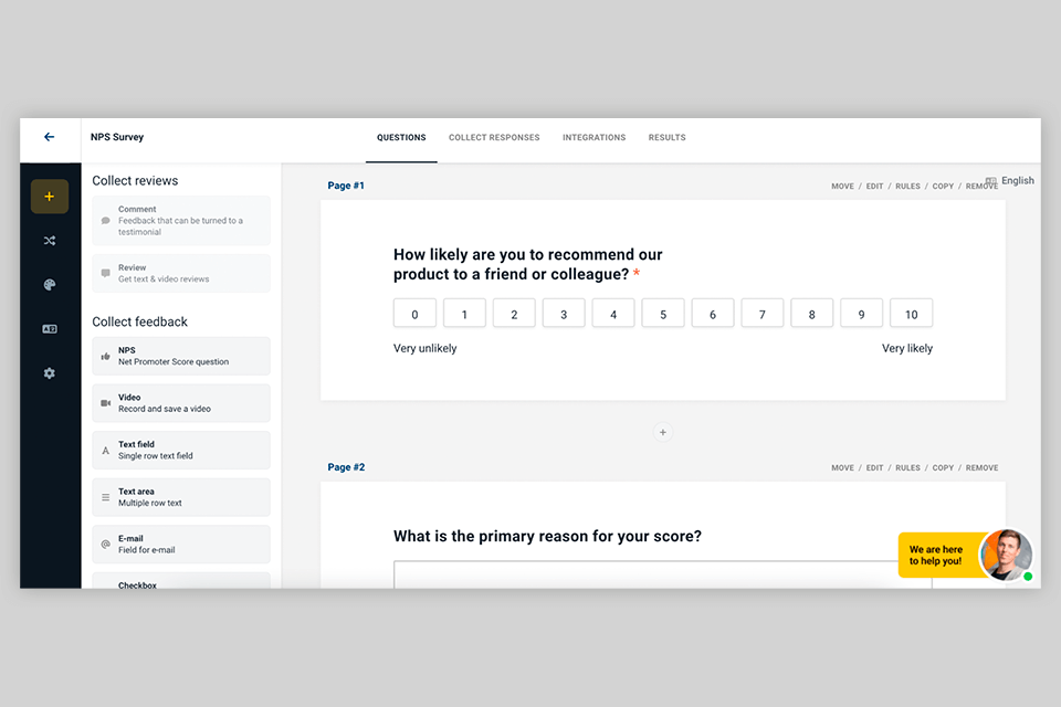 trustmary best online form builder interface
