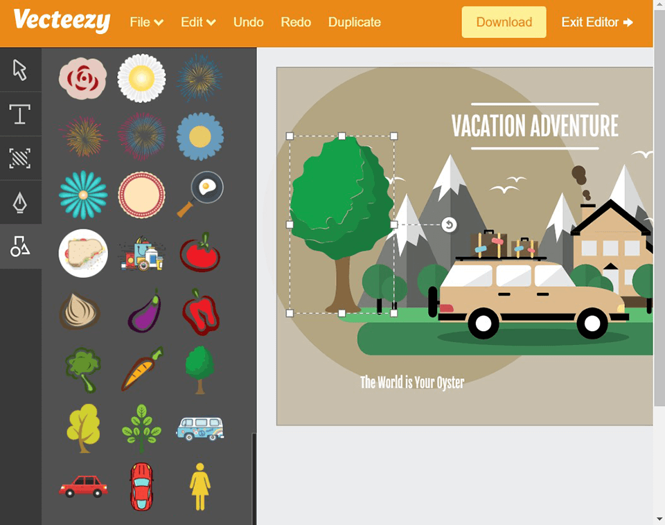 vecteezy illustrator alternative for linux interface