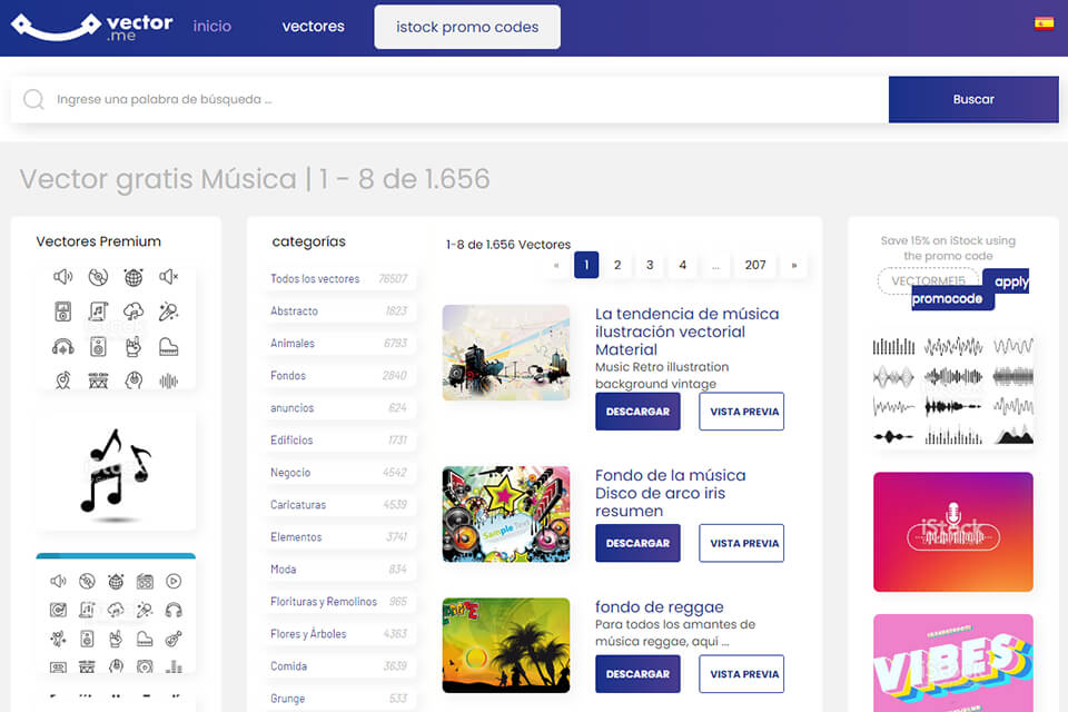 vector me paginas de vectores