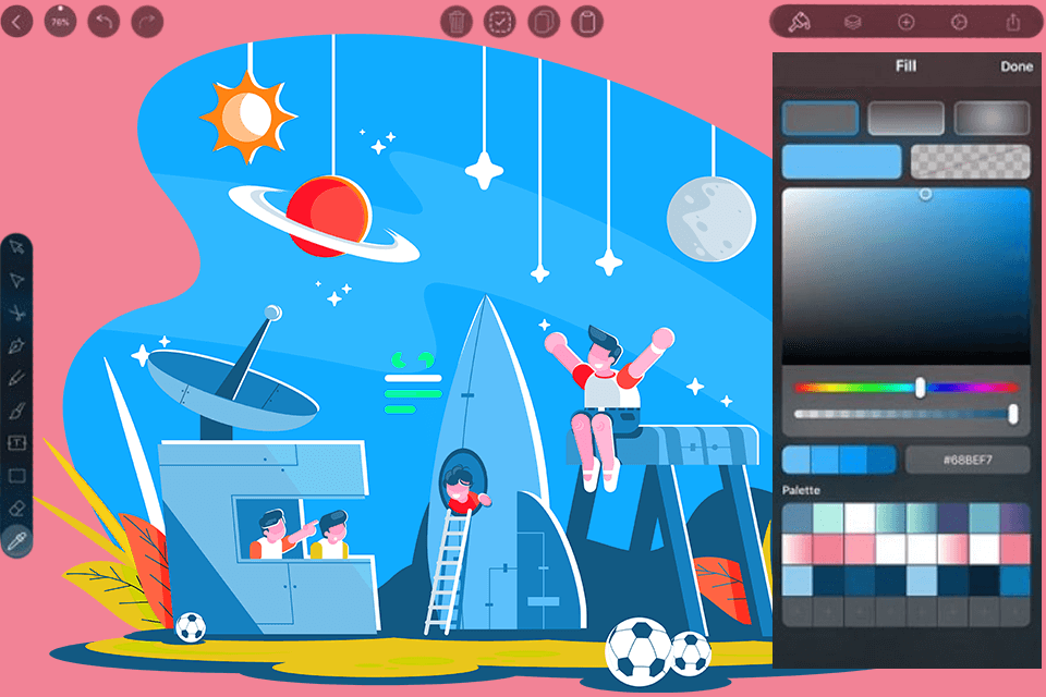 vectornator coreldraw alternative interface