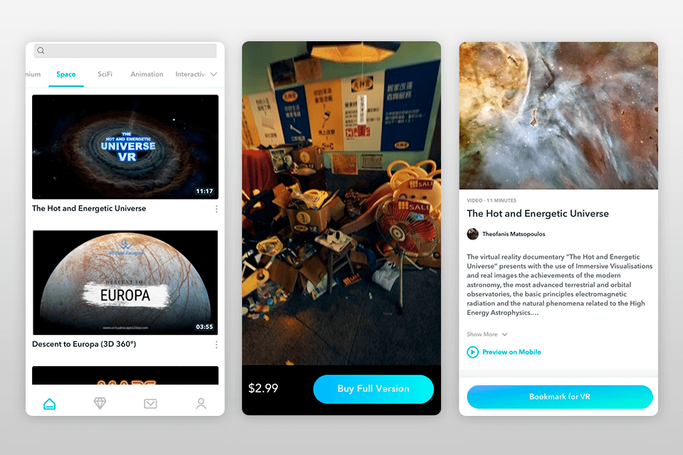 veer interface vr player for iphone