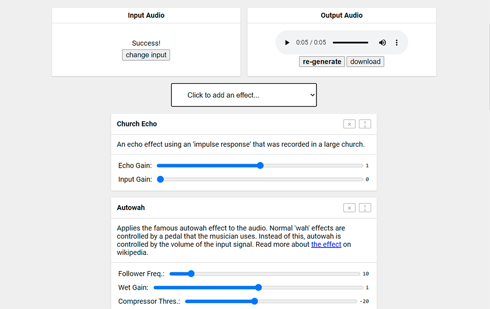 voice changer for discord interface