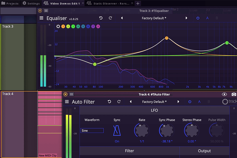 waveform interface open source music software