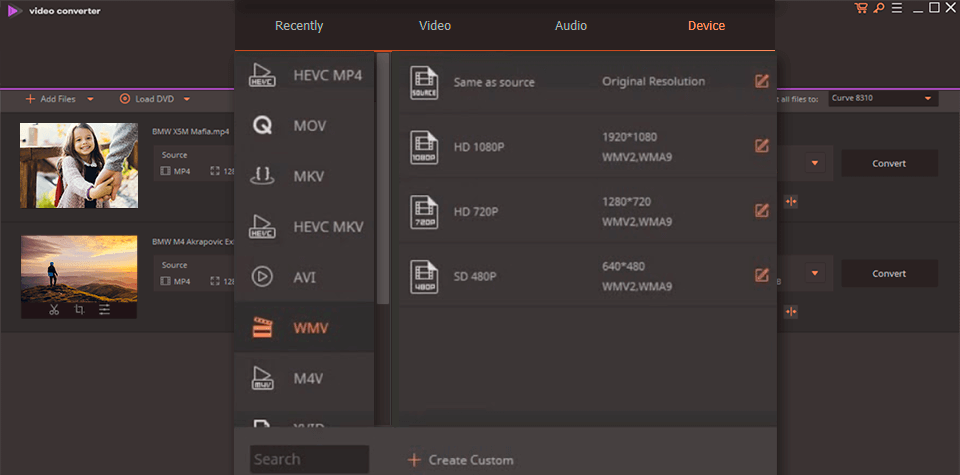 wondershare uniconverter free video converter for windows interface
