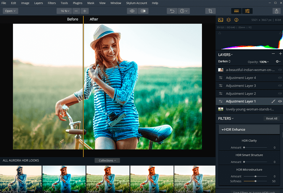 working with layers in aurora hdr