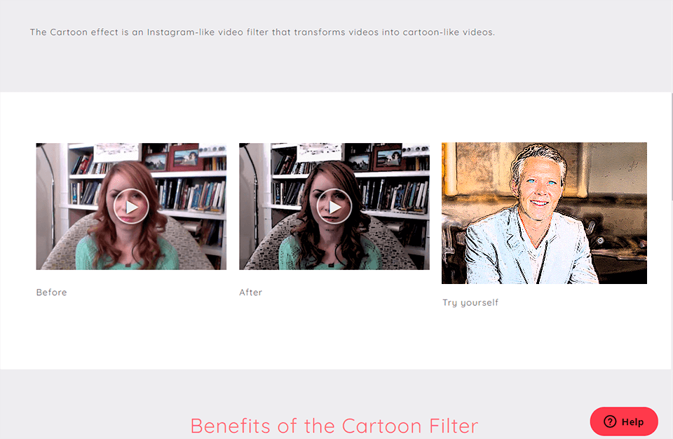 ziggeo video cartoonizer software