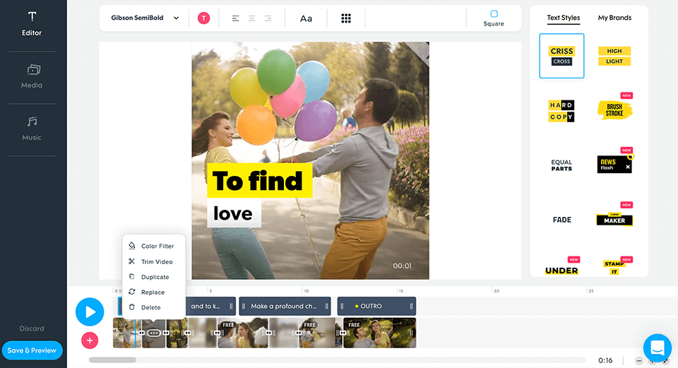 editing promo video maker review