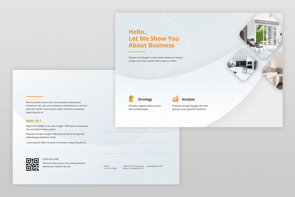 real estate postcard examples