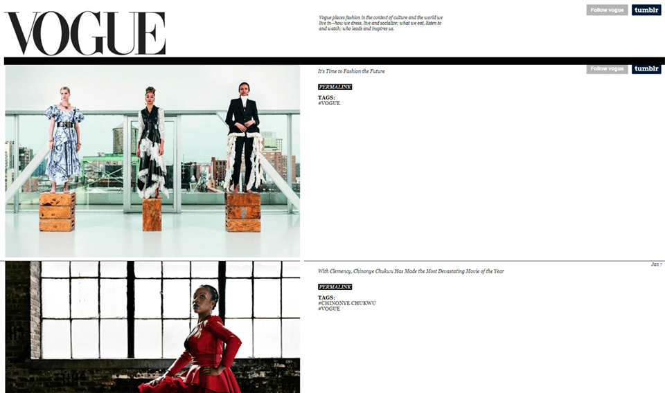 vogue tumblr photography