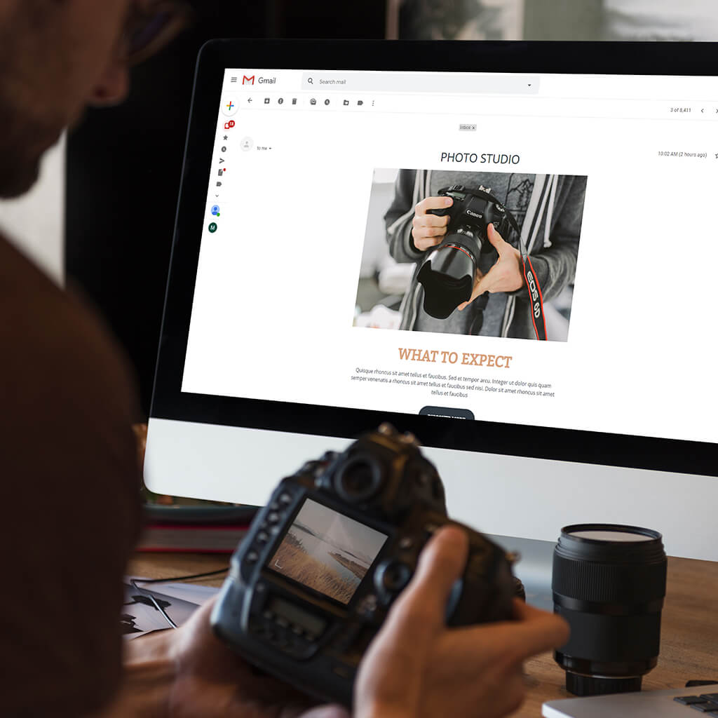 photographer email templates