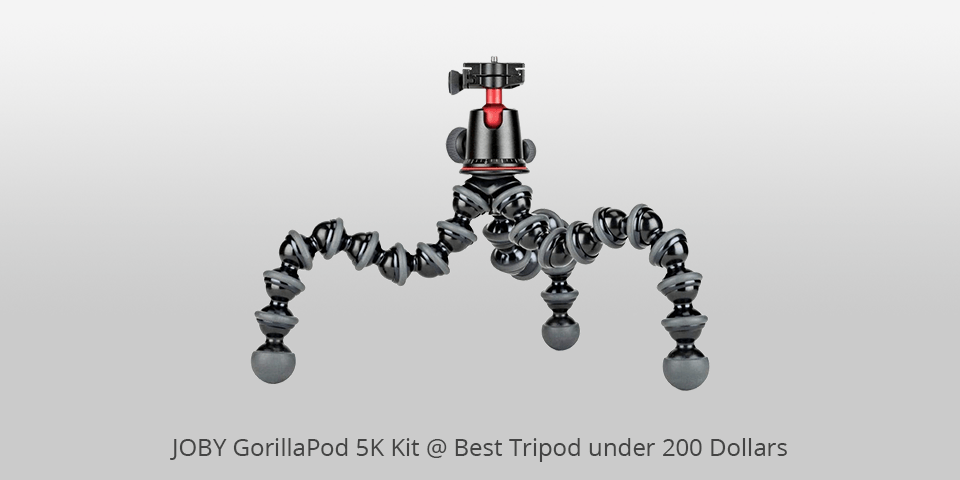 joby gorillapod 5k kit tripod under 200
