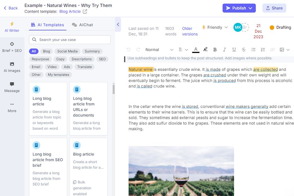 narrato.io best seo software
