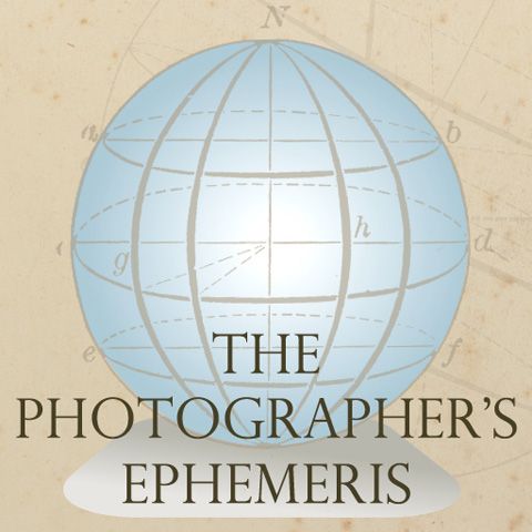 The Photographer’s Ephemeris app for sun photography