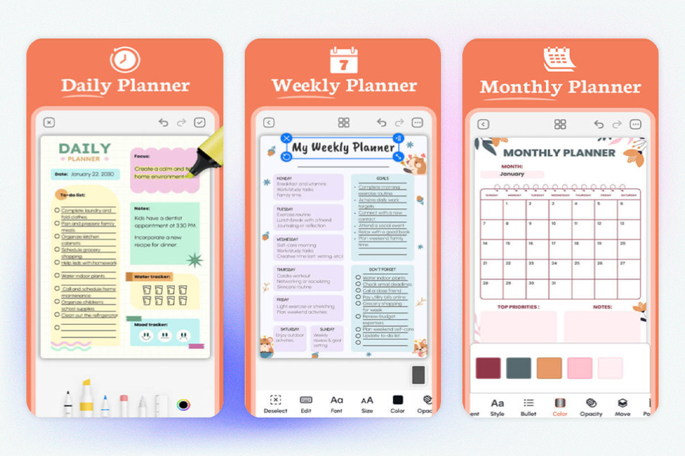 planwiz daily planner app