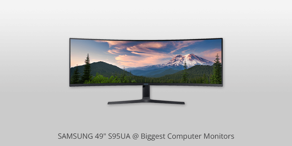 samsung 49 s95ua largest computer monitor