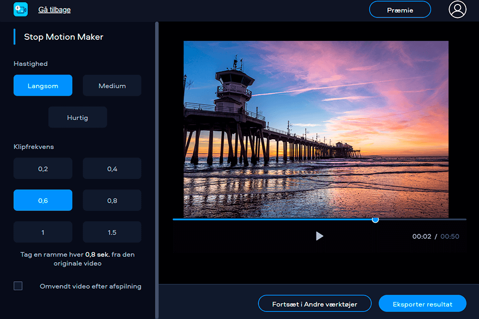 stop motion fastreel online video-editor