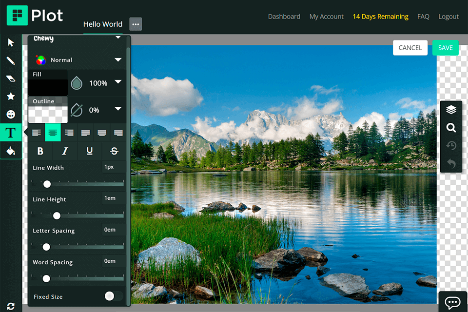the plot storyboard software interface