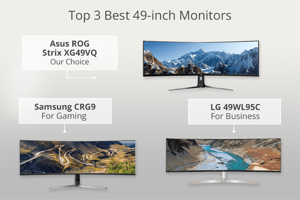 top 3 49-inch monitors