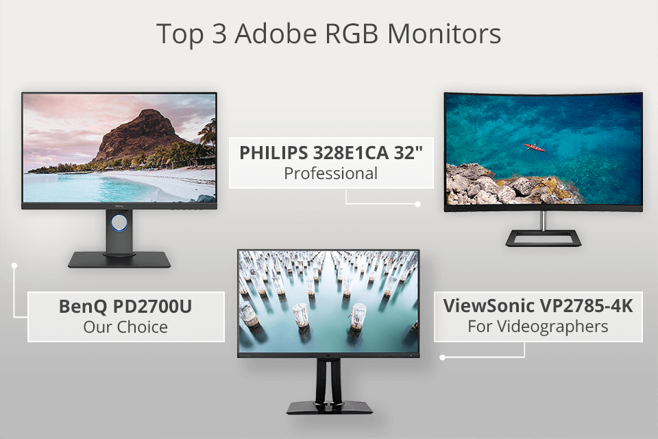 top 3 adobe rgb monitors