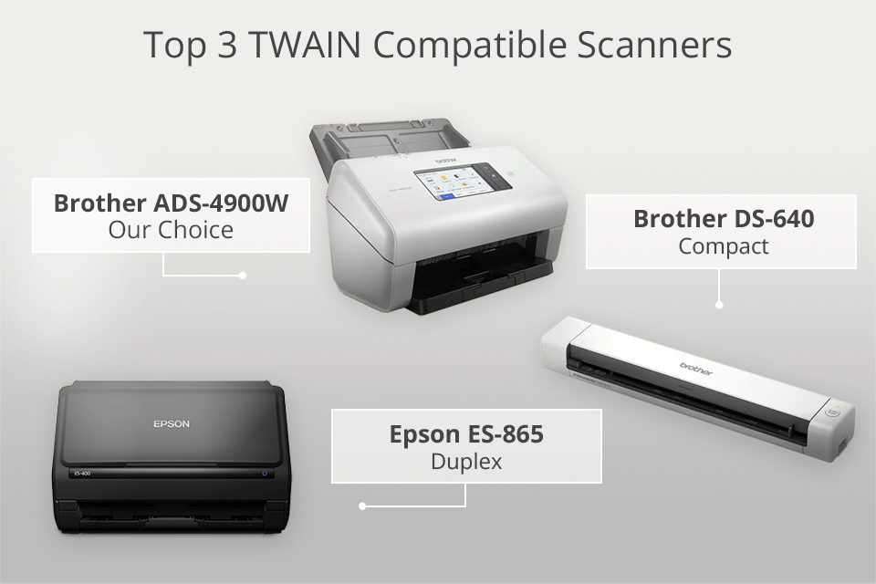 top 3 twain compatible scanners