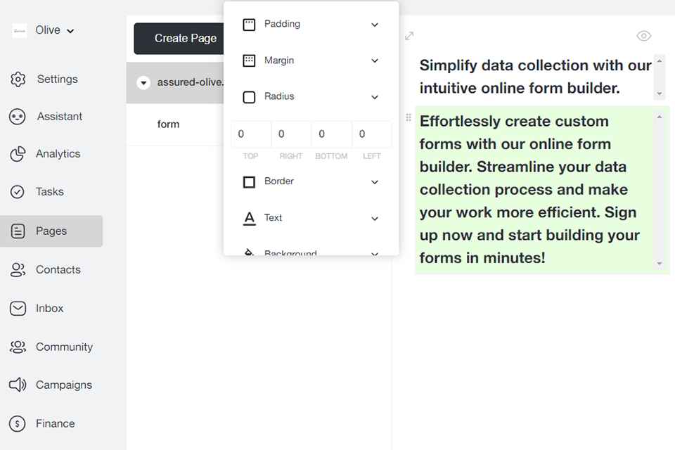venturz best online form builder website