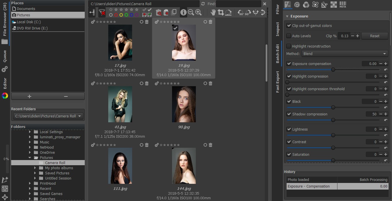 rawtherapee preview modes