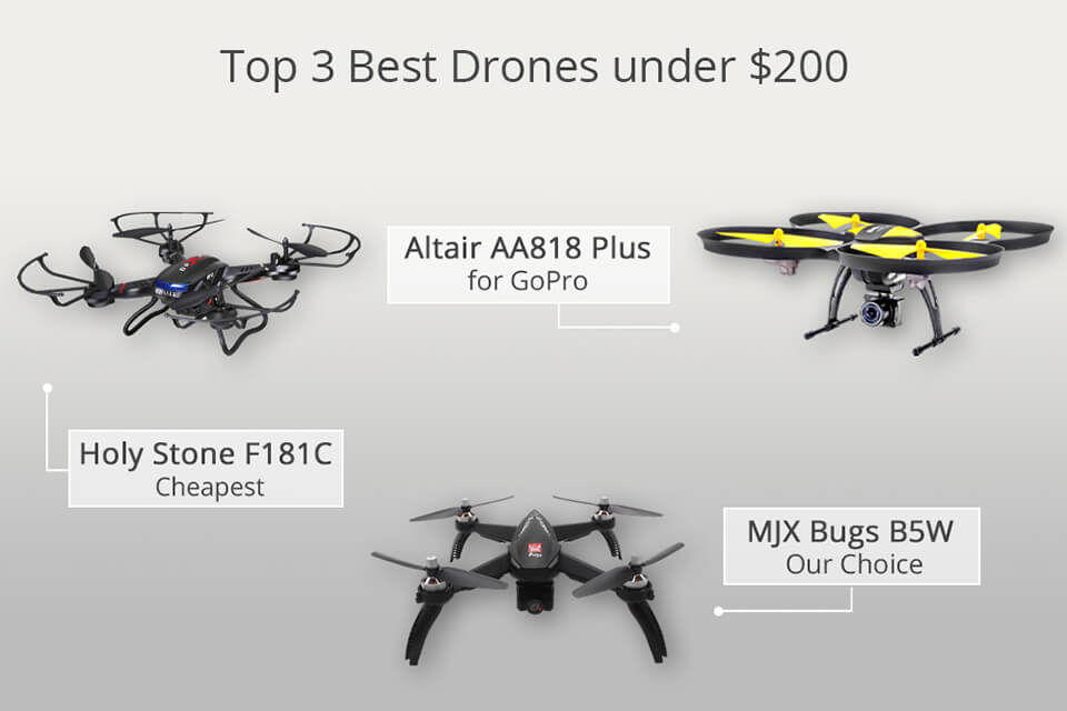 best 3 drones under 200