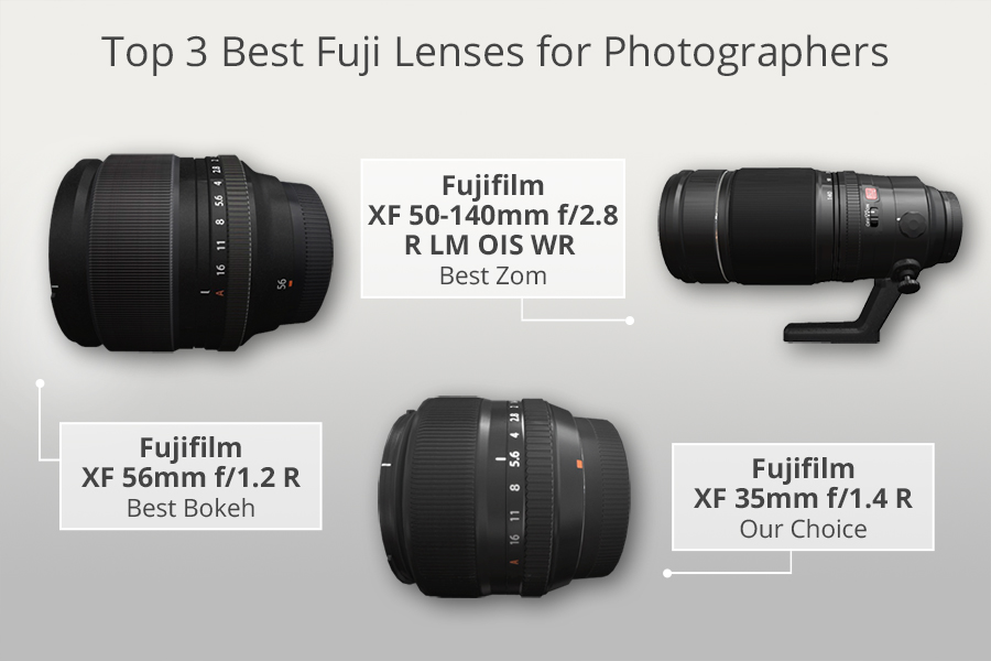 top 3 best fuji lenses for photographers