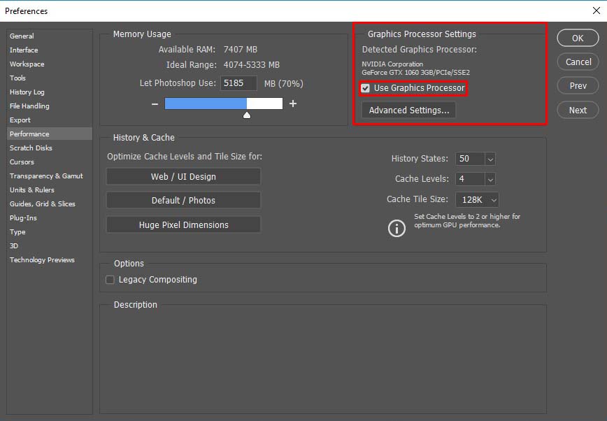 Use graphics processor